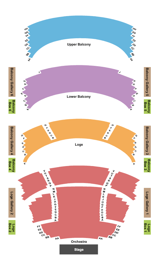 Winsupply Theatre At Schuster Performing Arts Center Book Of Mormon Seating Chart